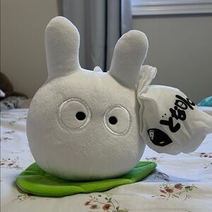 Studio Ghibli Small White Totoro Plush Toy